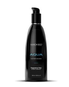 Wicked Sensual Care Aqua Waterbased Lubricant - 8.5 oz Fragrance Free